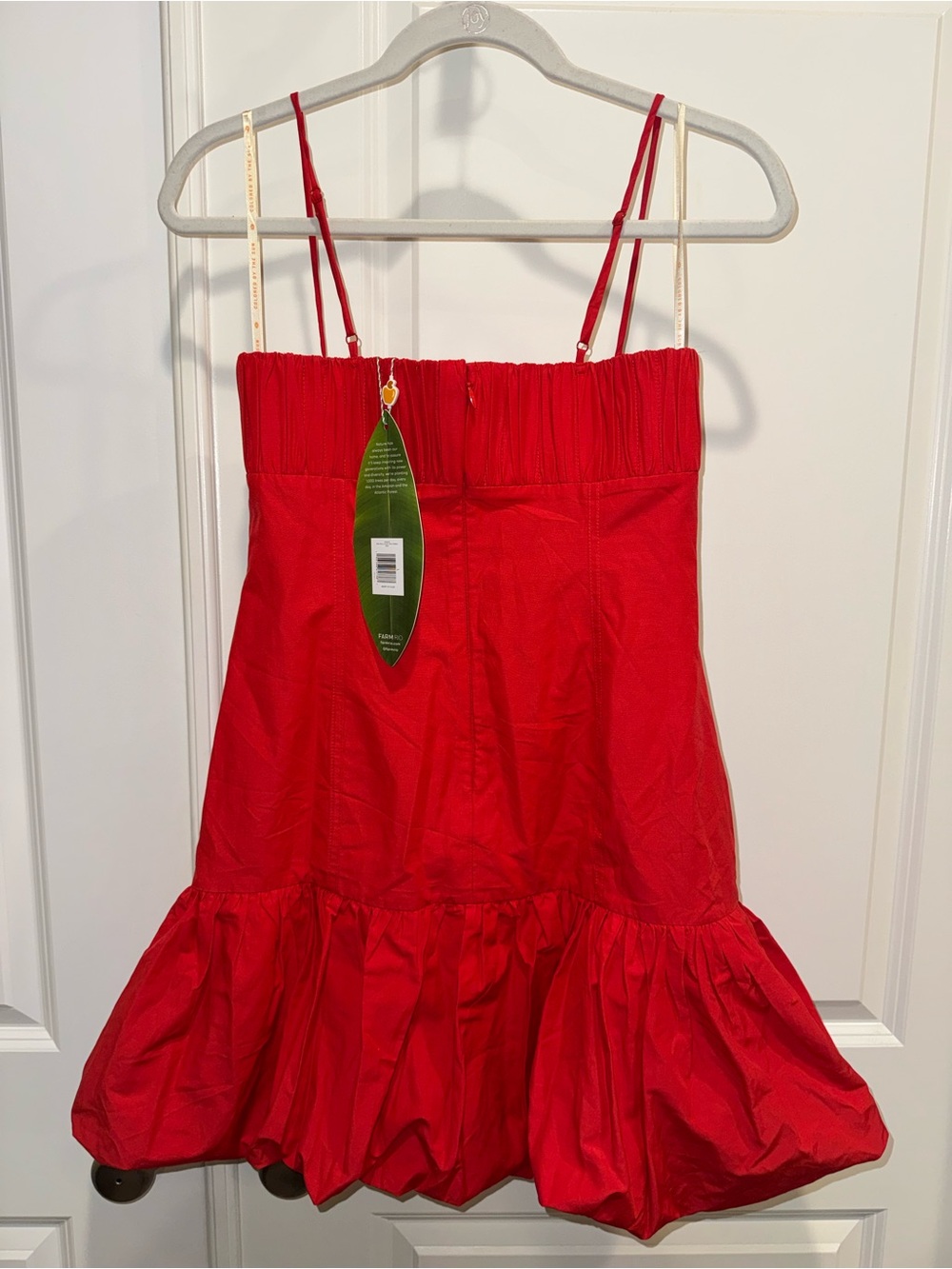 Farm Rio NEW Red Balloon 3D Mini Dress, Size Large - Picture 3 of 7